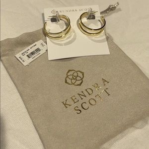 Kendra Scott Zorte Gold Hoop Earrings